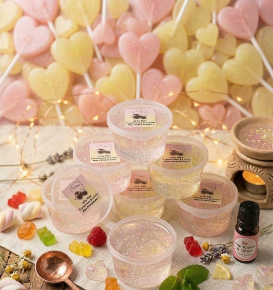 🍧🍋🍇 Jelly Melts: Sorbete de frambuesa y limón 🍧🍋🍇