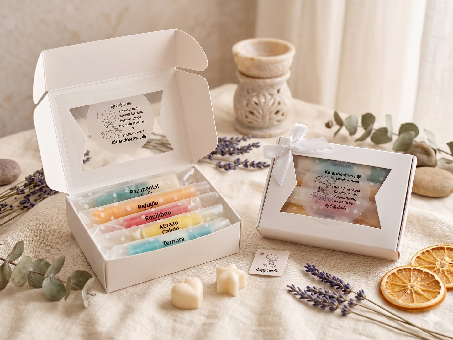 🕯️ "Kit Antiestrés": Tu Momento de Paz en 5 Aromas