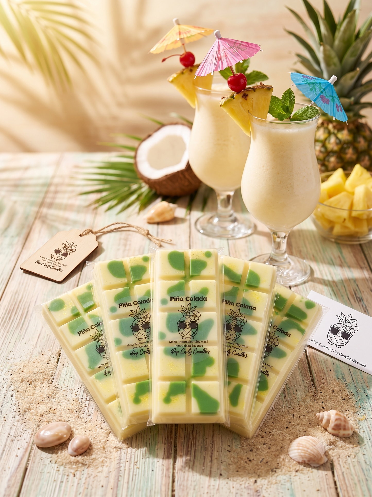 🍍🥥 Snap Bars Cocktail de Piña Colada - Escapada Tropical 🍹✨
