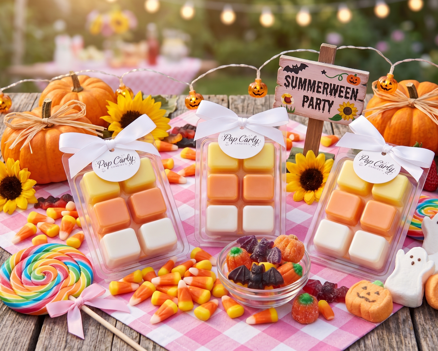 🍬🎃 Tableta de Wax Melts "Chuches de Summerween" - ¡El Truco o Trato Más Dulce! ☀️🦇