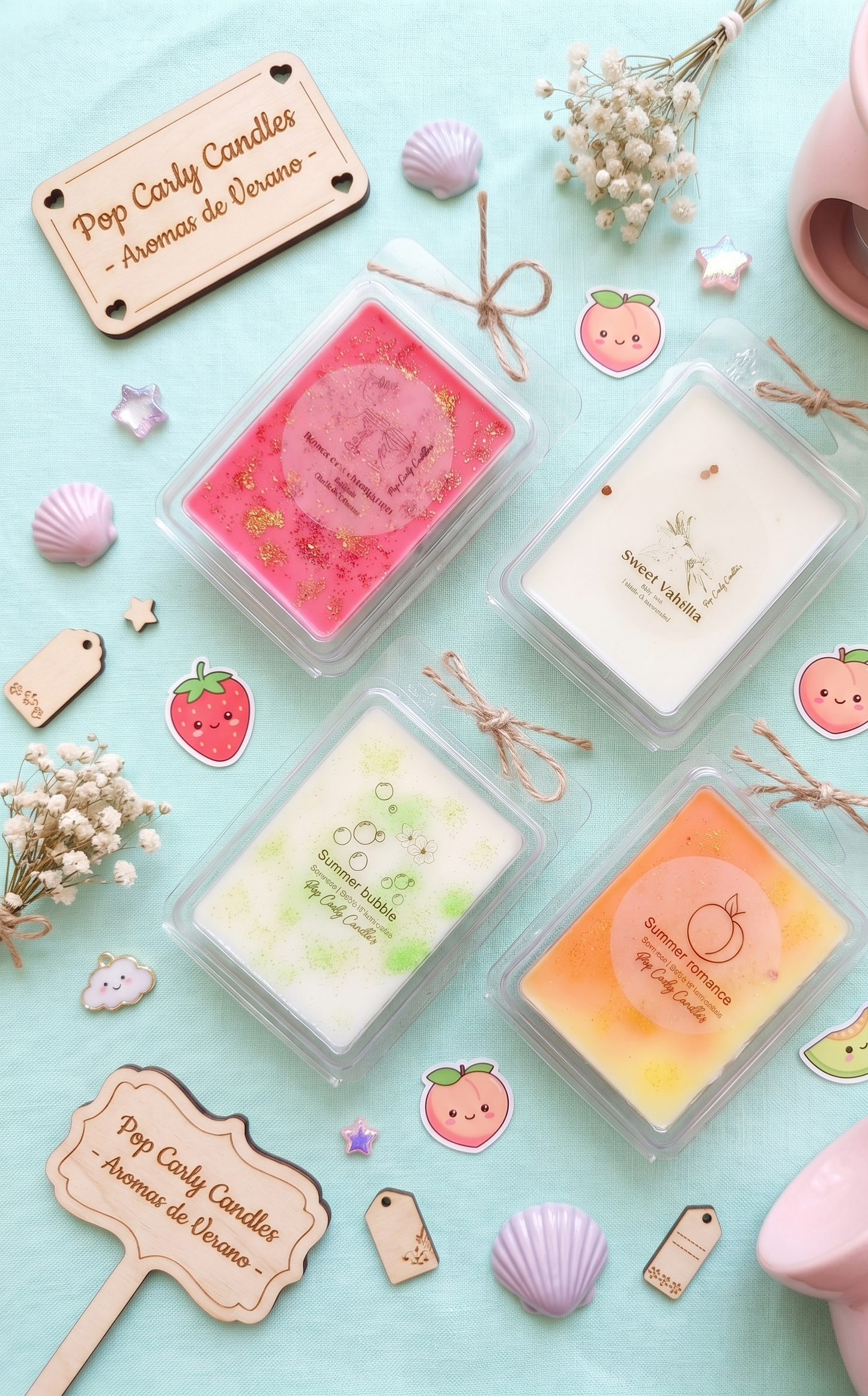 ☀️✨ Pack Exclusivo "Aromas de Verano" - Colección de 4 Tabletas Waxmelts ✨☀️