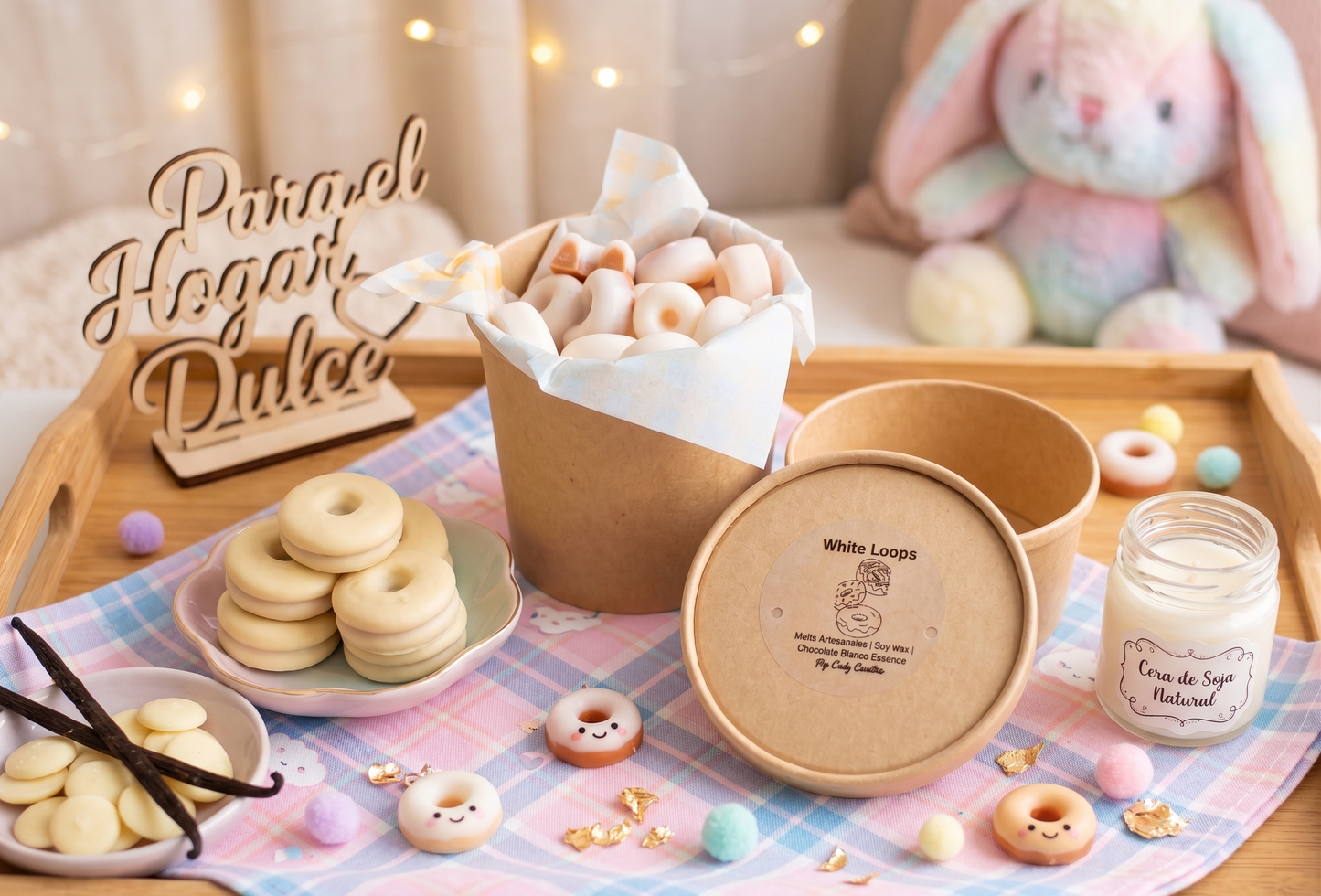 🍩🤍Melts "White Loops" - Sueño de Chocolate Blanco ☁️✨