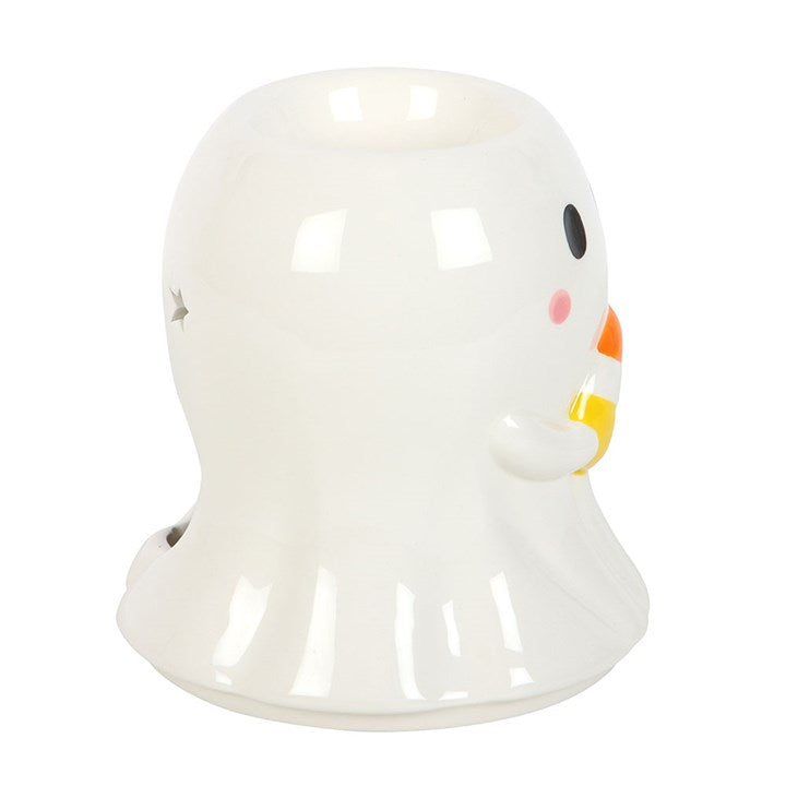 👻🍬 Quemador de Cerámica "Fantasma Goloso"- ¡Truco, Trato y un Aroma Irresistible! ✨