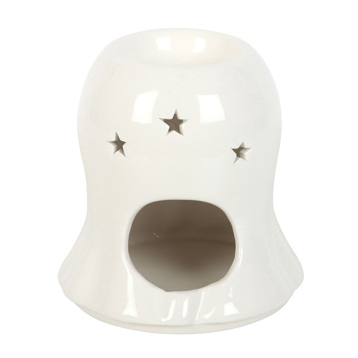 👻🍬 Quemador de Cerámica "Fantasma Goloso"- ¡Truco, Trato y un Aroma Irresistible! ✨
