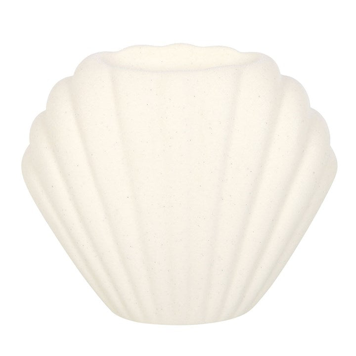 🐚✨ Quemador de Cerámica "Concha de Mar"- Elegancia Costera y Relax 🌊
