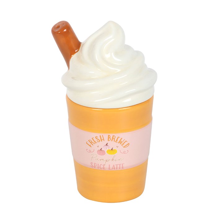 ☕🍂 Quemador de Cerámica "Vaso Pumpkin Spice Latte"- Tu Bebida Favorita, Ahora en Aroma ✨