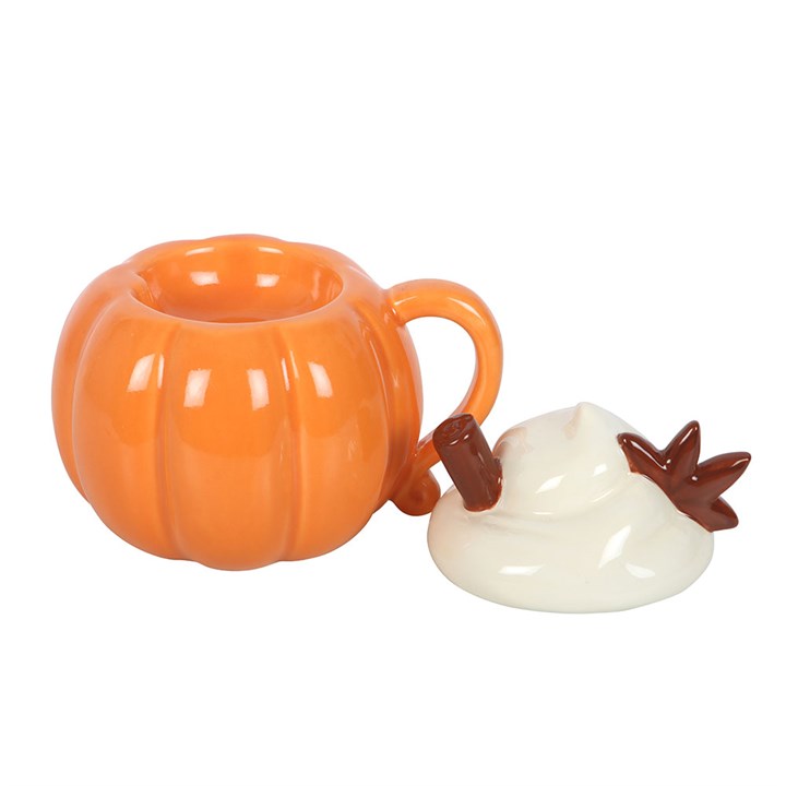 🎃☕ Quemador de Cerámica "Pumpkin Spice Latte"- El Auténtico Sabor del Otoño 🍂✨