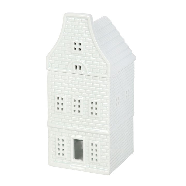 🏠✨ Quemador de Cerámica "Casita Nórdica"- Magia y Calidez en tu Hogar 🤍