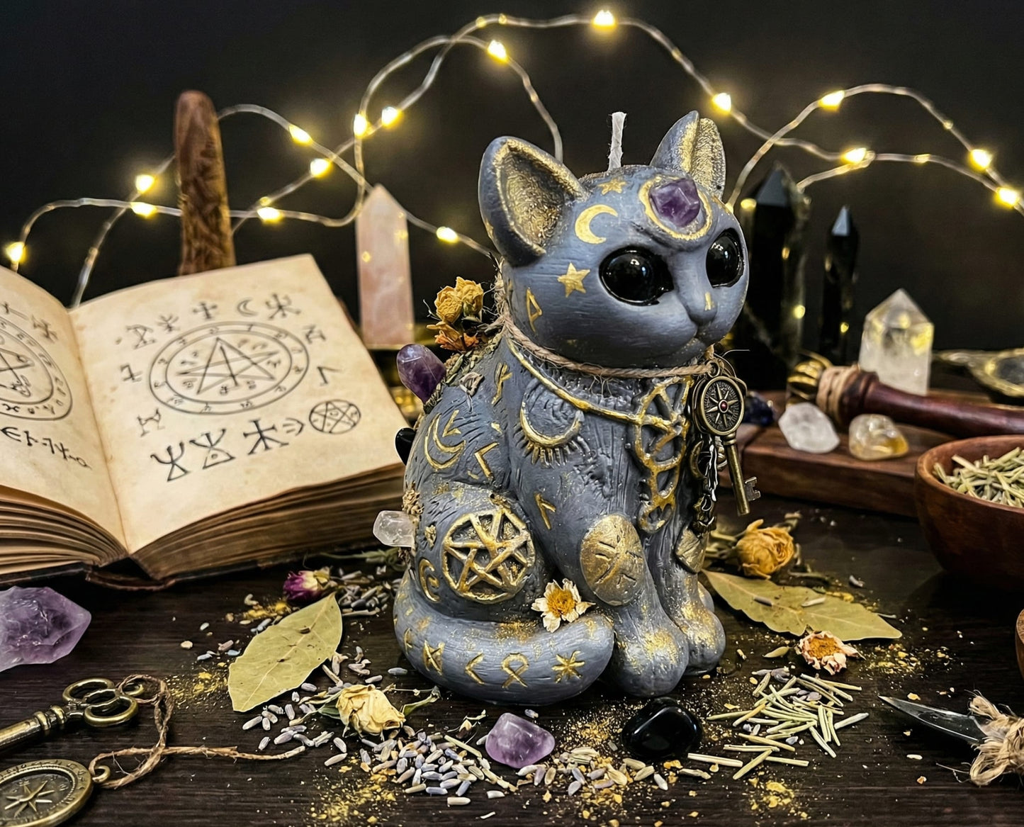 🐈‍⬛ Vela Ritual: Guardián Guía - El Maestro Abrecaminos 🗝️