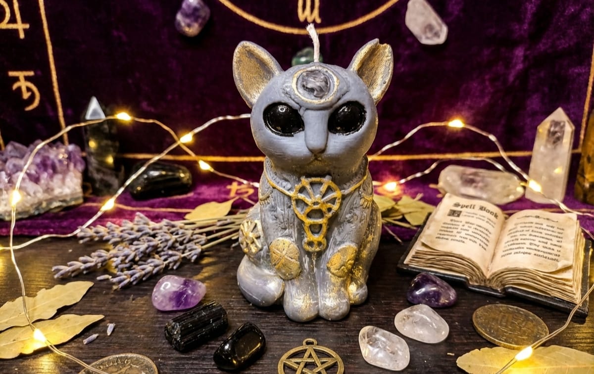 🐈‍⬛ Vela Ritual: Guardián Guía - El Maestro Abrecaminos 🗝️