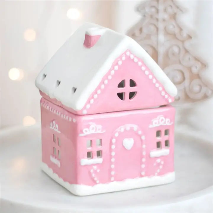 🏠💖 Pink Gingerbread House Burner