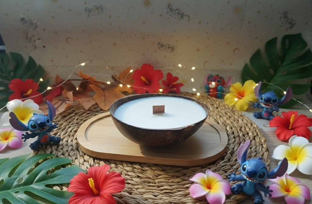 Vela artesanal de aromaterapia "Coconut Beach" 🥥
