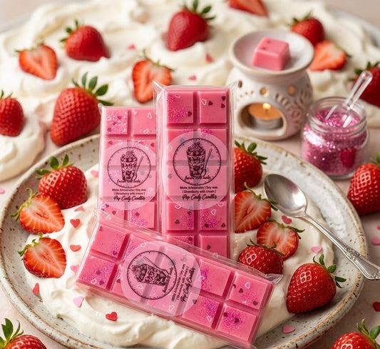 🍓✨ Snap Bars "Dulce Tentación": Fresas con Nata ✨🍓🍓