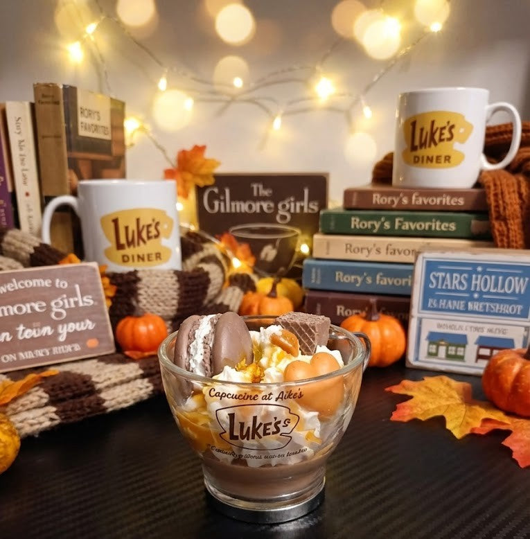 Vela artesanal "Rory’s Study Break"