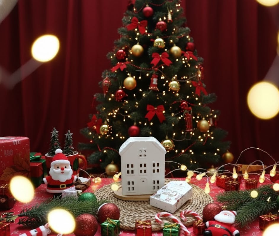 🏡 Casita de la Abuela Claus ✨🌲quemador + waxmelts!