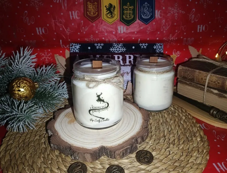 Vela artesanal "Expecto Patronum" [Formato XL]👻