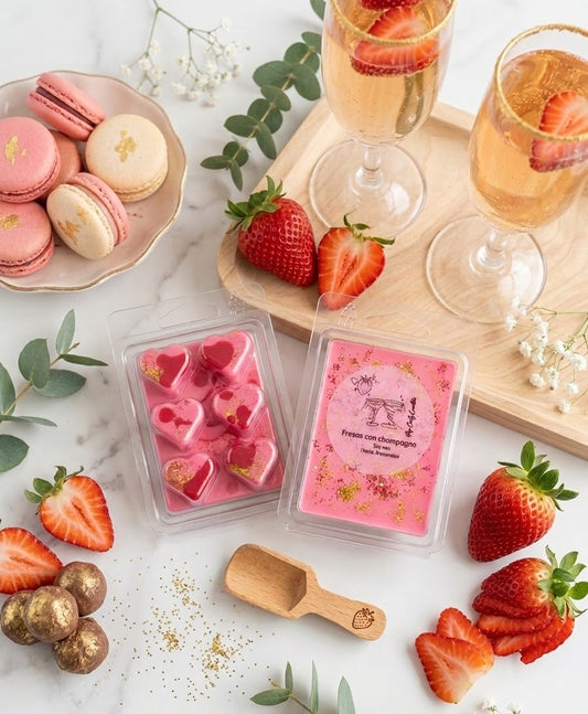 Un Brindis por la Dulzura - Fresas con champagne🥂🍓