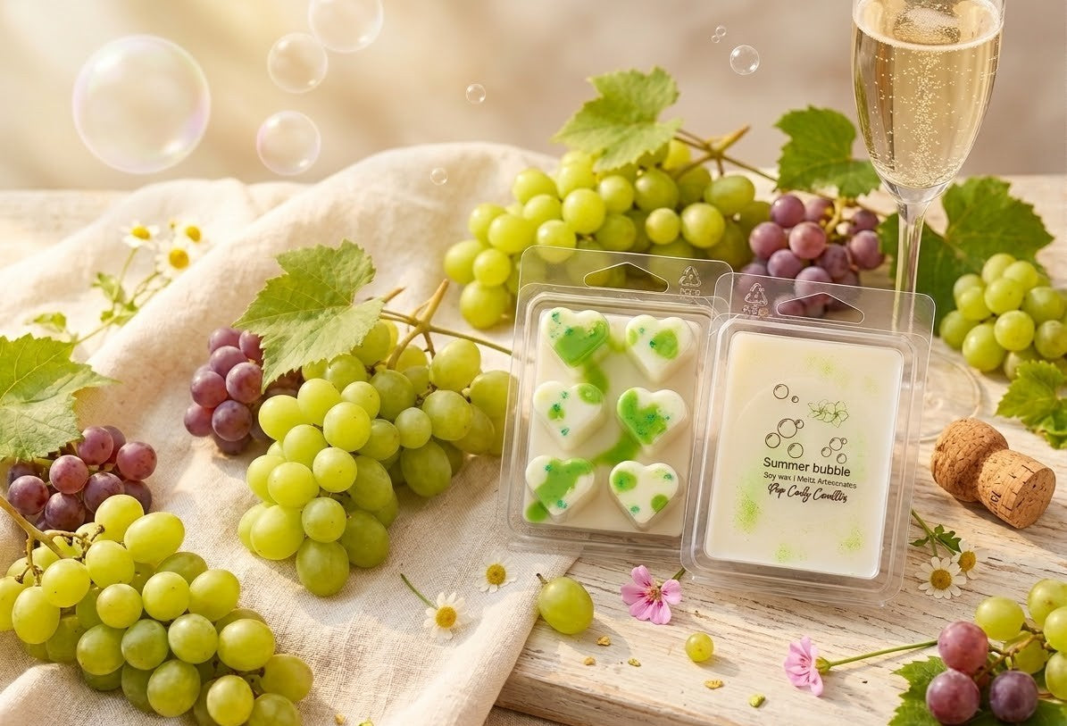 🥂🍇 Summer Bubbles melts - Corazones de Cava y Uvas Chispeantes ✨🥂🍇