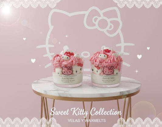 💖 Vela artesanal "Sweet Hello Kitty" 💖
