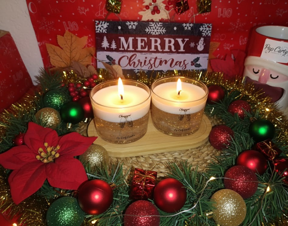 Vela artesanal de "Champagne"!