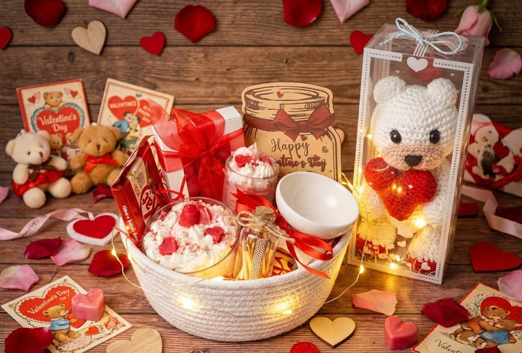 Cesta de San Valentín "Amor Artesanal Deluxe" – Edición Limitada ✨