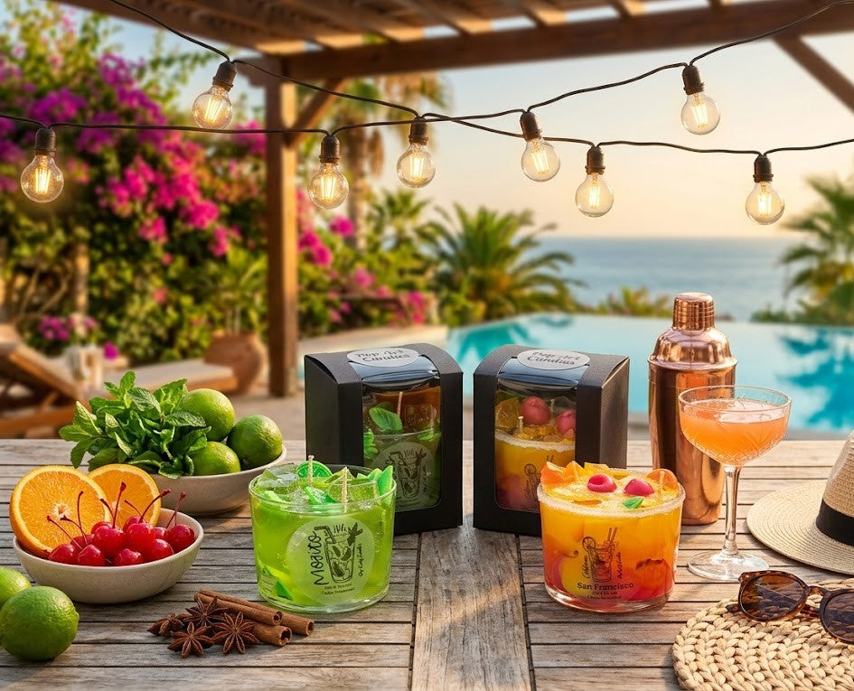 Vela Artesanal "Havanita Fresh" (It's Mojit0 time!) 🍃🍋🧊