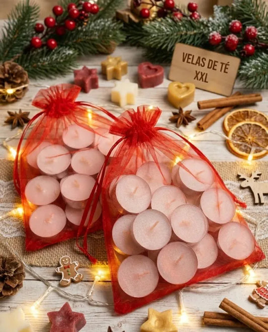 Pack de 12 velitas de te XXL "Tealights 🌼