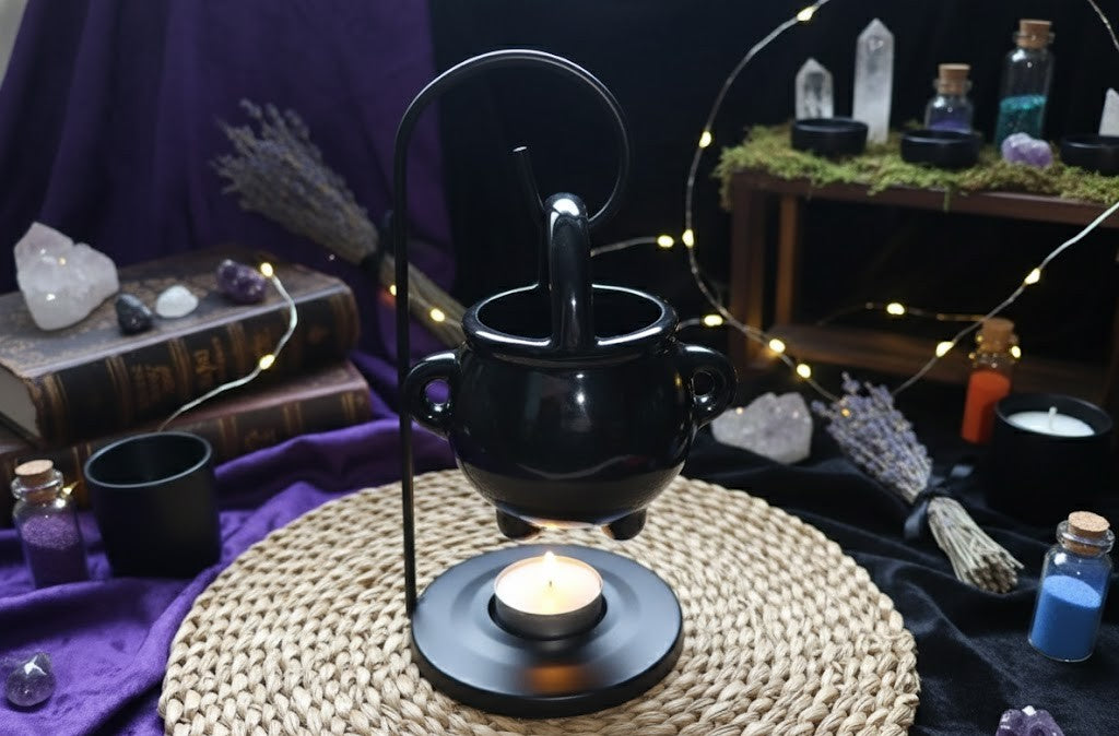 🌙 Enchanted Magic Cauldron Burner ✨