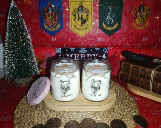 Vela artesanal "Hogwarts" [Formato XL]🏰