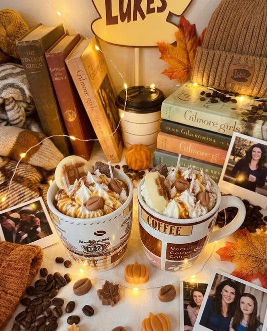 Vela artesanal ☕⚡ Lorelai’s Coffee! Coffee! Coffee! [XL]