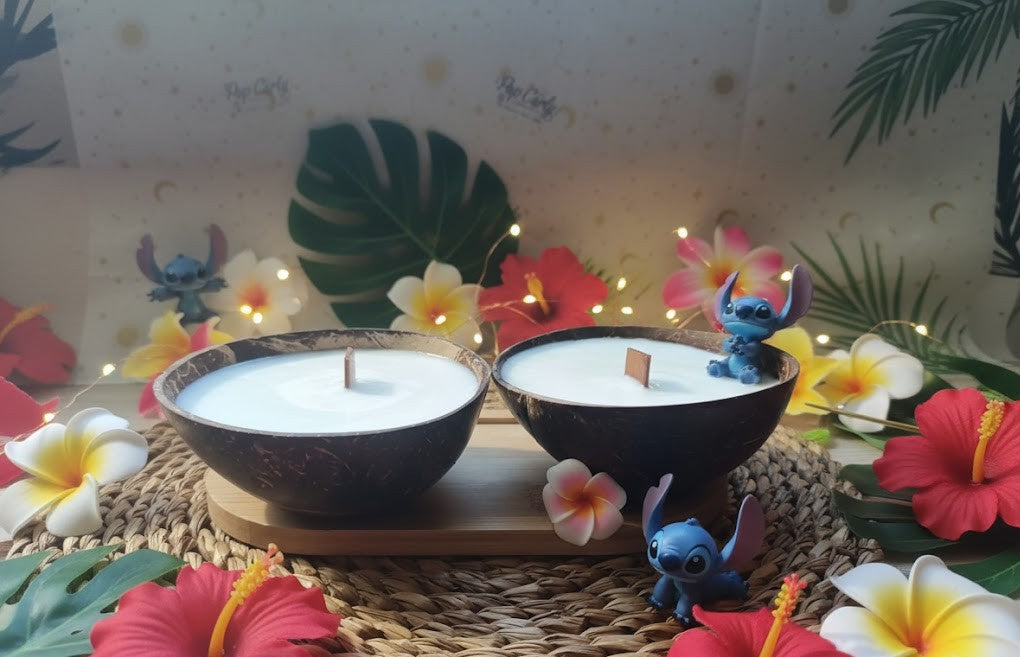 Vela artesanal de aromaterapia "Coconut Beach" 🥥