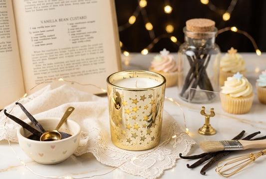 🍦 Vela artesanal "Noche Blanca y Dulce" – Aroma a Vainilla Dulce ✨