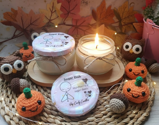 Vela artesanal "Sugar Rush" 🍓