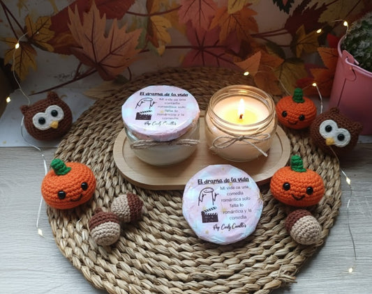 Vela artesanal "el drama de la vida" 🎥