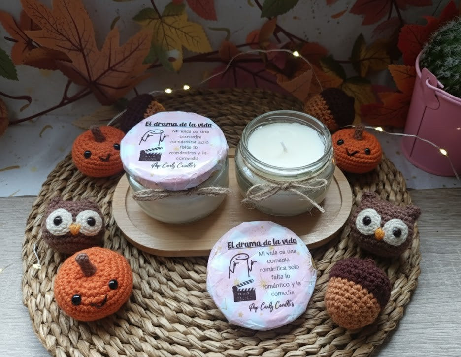 Vela artesanal "el drama de la vida" 🎥