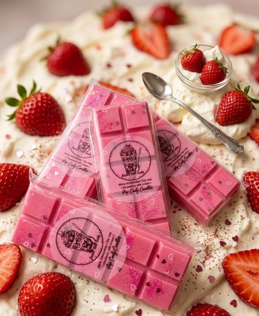 🍓✨ Snap Bars "Dulce Tentación": Fresas con Nata ✨🍓🍓