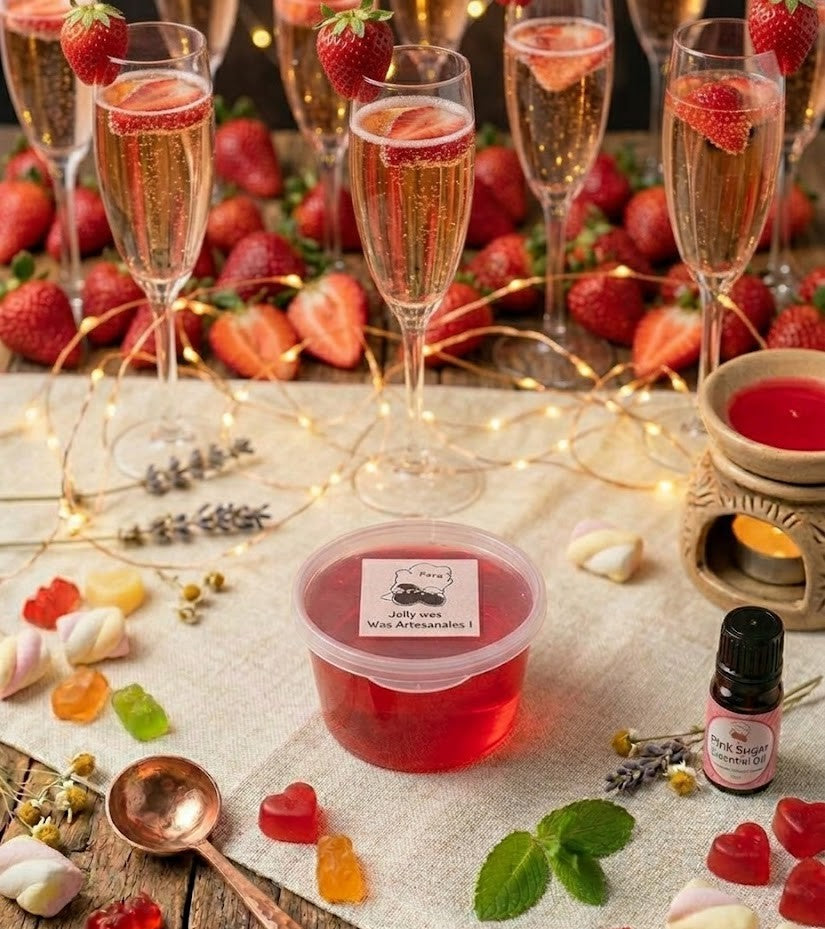 ❤️ Jelly Melt: fresas con champagne 🍓🥂