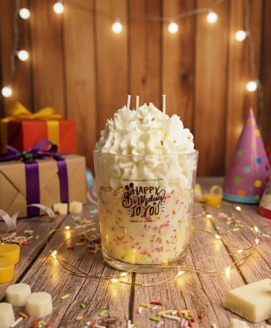 Vela XXL pastel de cumpleaños "Happy birthday to you"🎈